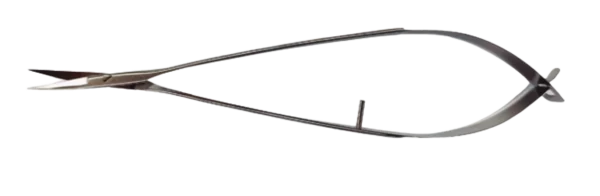 Tesoura Castroviejo Para Tecido 16cm Curva